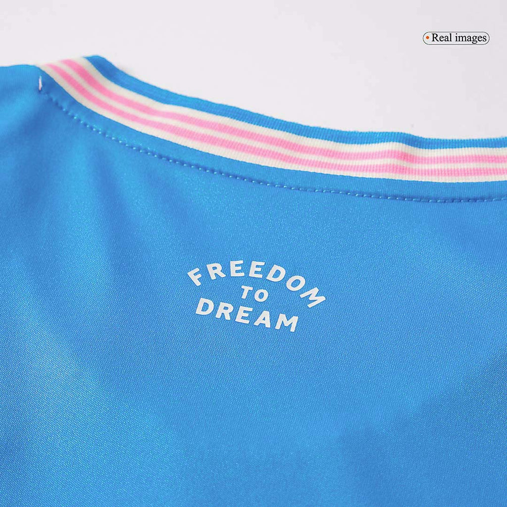 Inter Miami Third away Football Shirt Kit(Jersey+Shorts) 2025 Blue