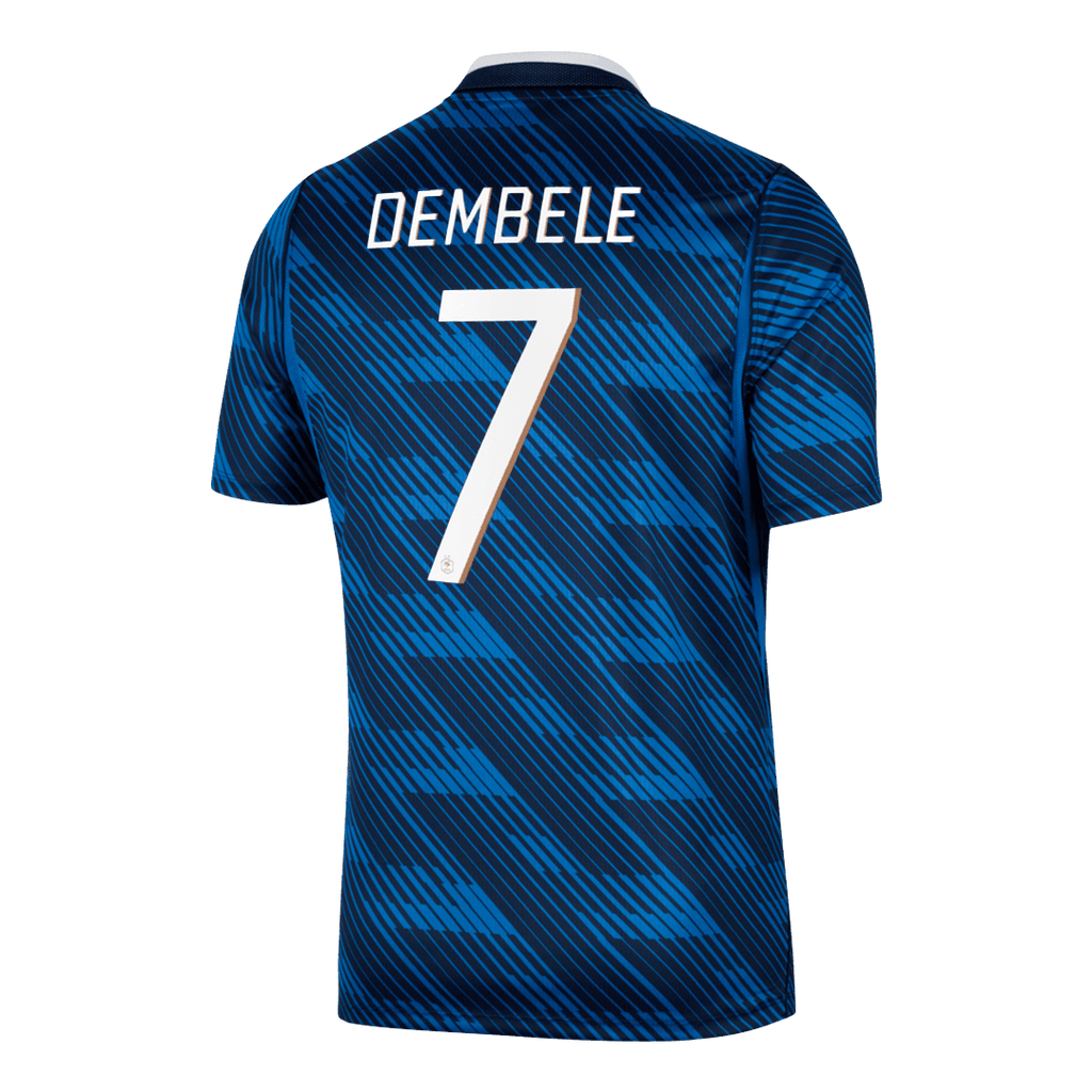 DEMBÉLÉ #7 France Home Soccer Jersey World Cup 2026 Blue