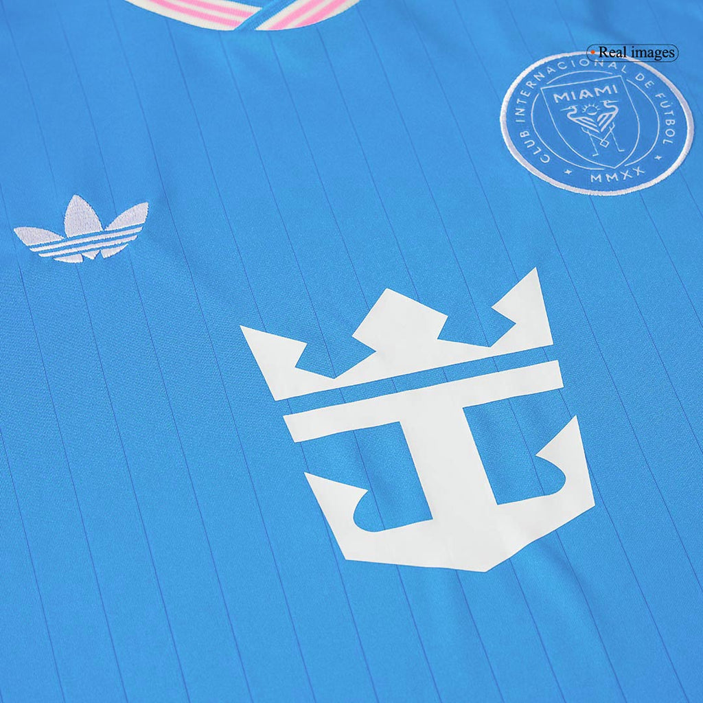 Inter Miami Third away Football Shirt Kit(Jersey+Shorts) 2025 Blue