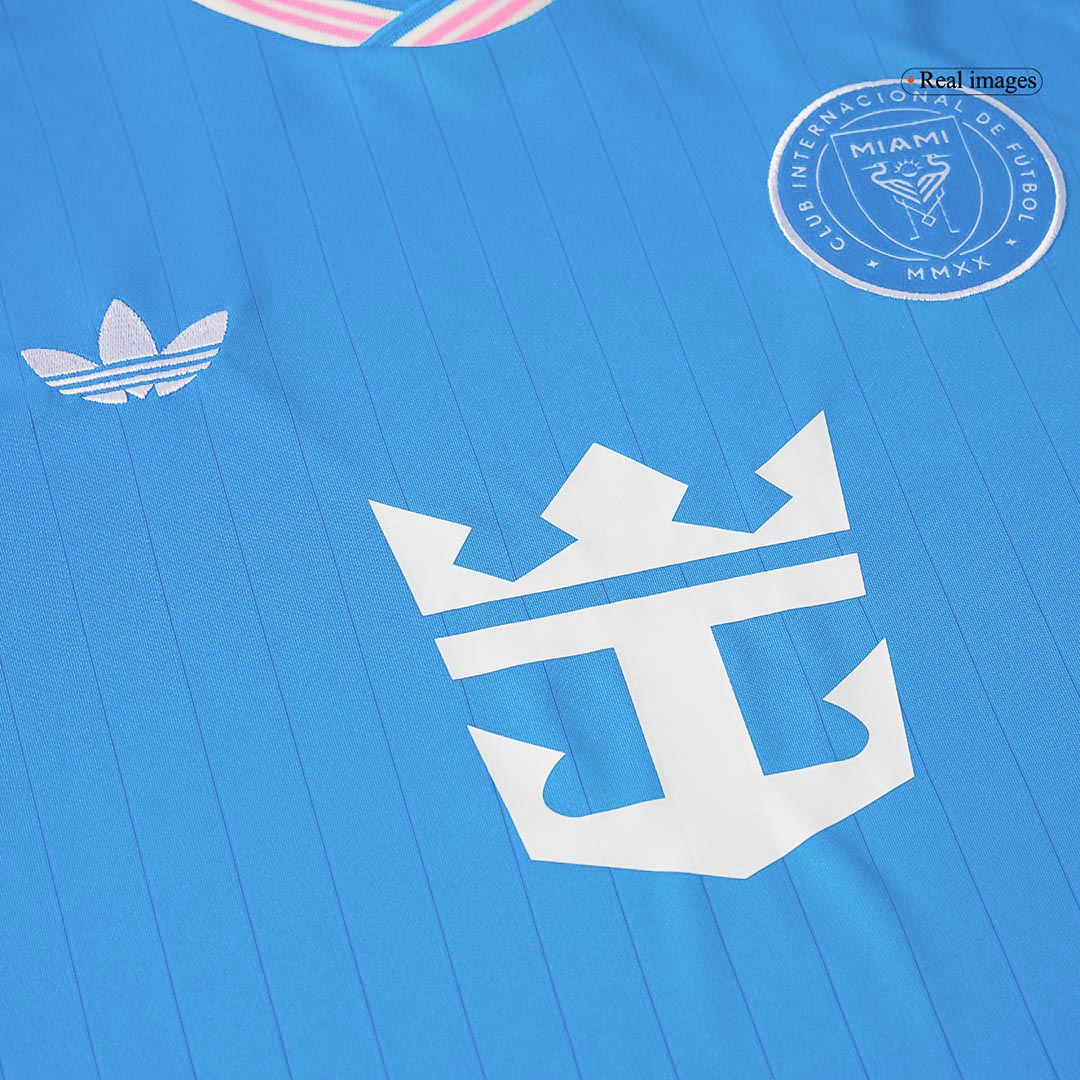 Inter Miami Third away Football Shirt Kit(Jersey+Shorts) 2025 Blue