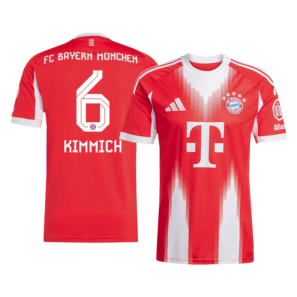 KIMMICH #6 Bayern Munich Home Football Shirt 2025/26