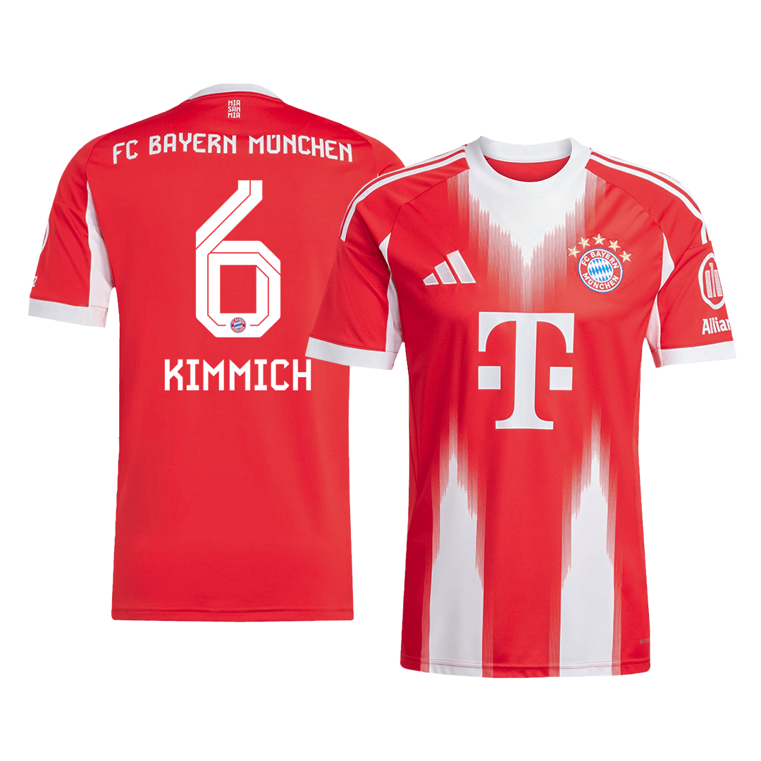 KIMMICH #6 Bayern Munich Home Football Shirt 2025/26