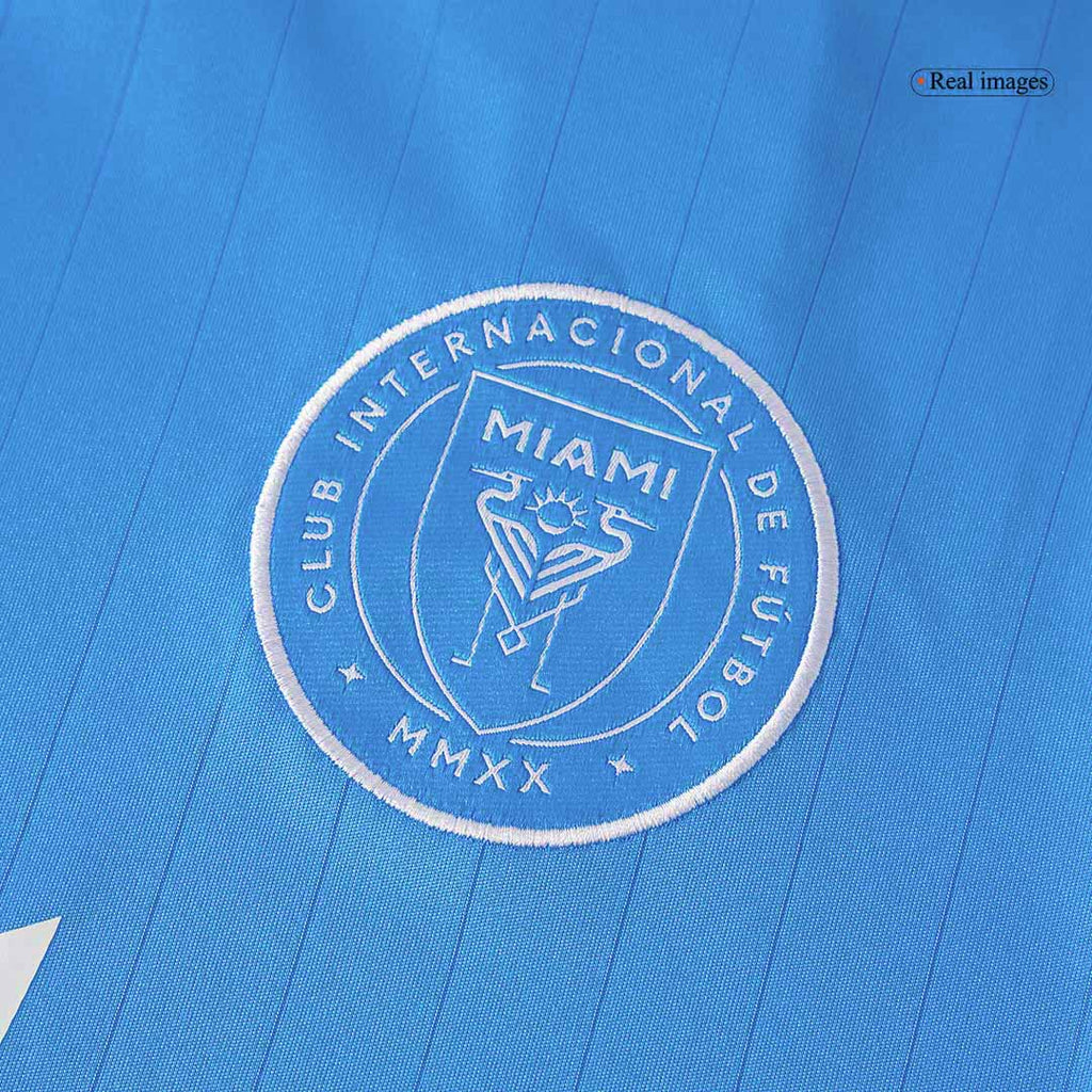Inter Miami Third away Football Shirt Kit(Jersey+Shorts) 2025 Blue