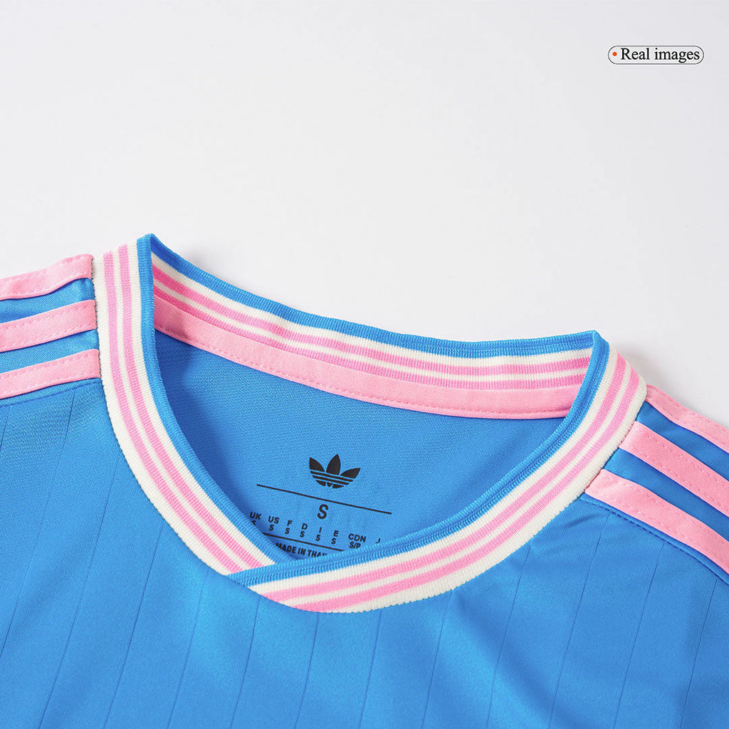 Inter Miami Third away Football Shirt Kit(Jersey+Shorts) 2025 Blue