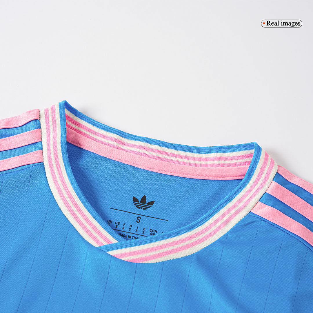 Inter Miami Third away Football Shirt Kit(Jersey+Shorts) 2025 Blue