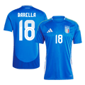 BARELLA #18 Italy Home Football Shirt Euro 2024