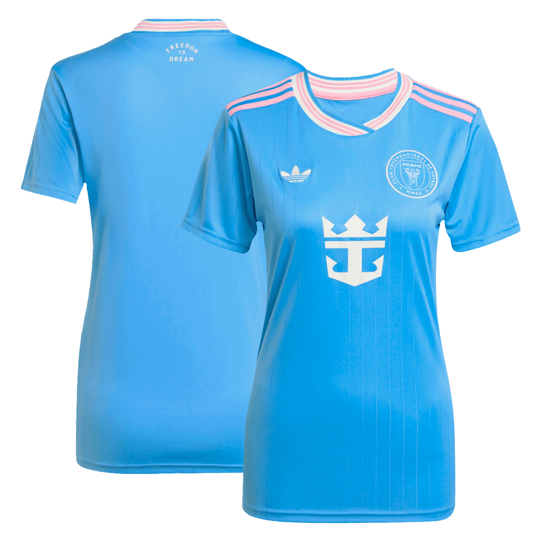 Women's 2025 Inter Miami Third Away Football Shirt Blue