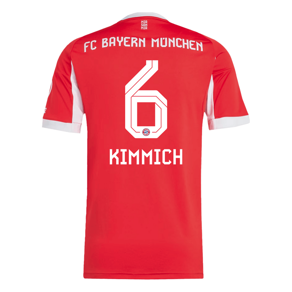KIMMICH #6 Bayern Munich Home Football Shirt 2025/26