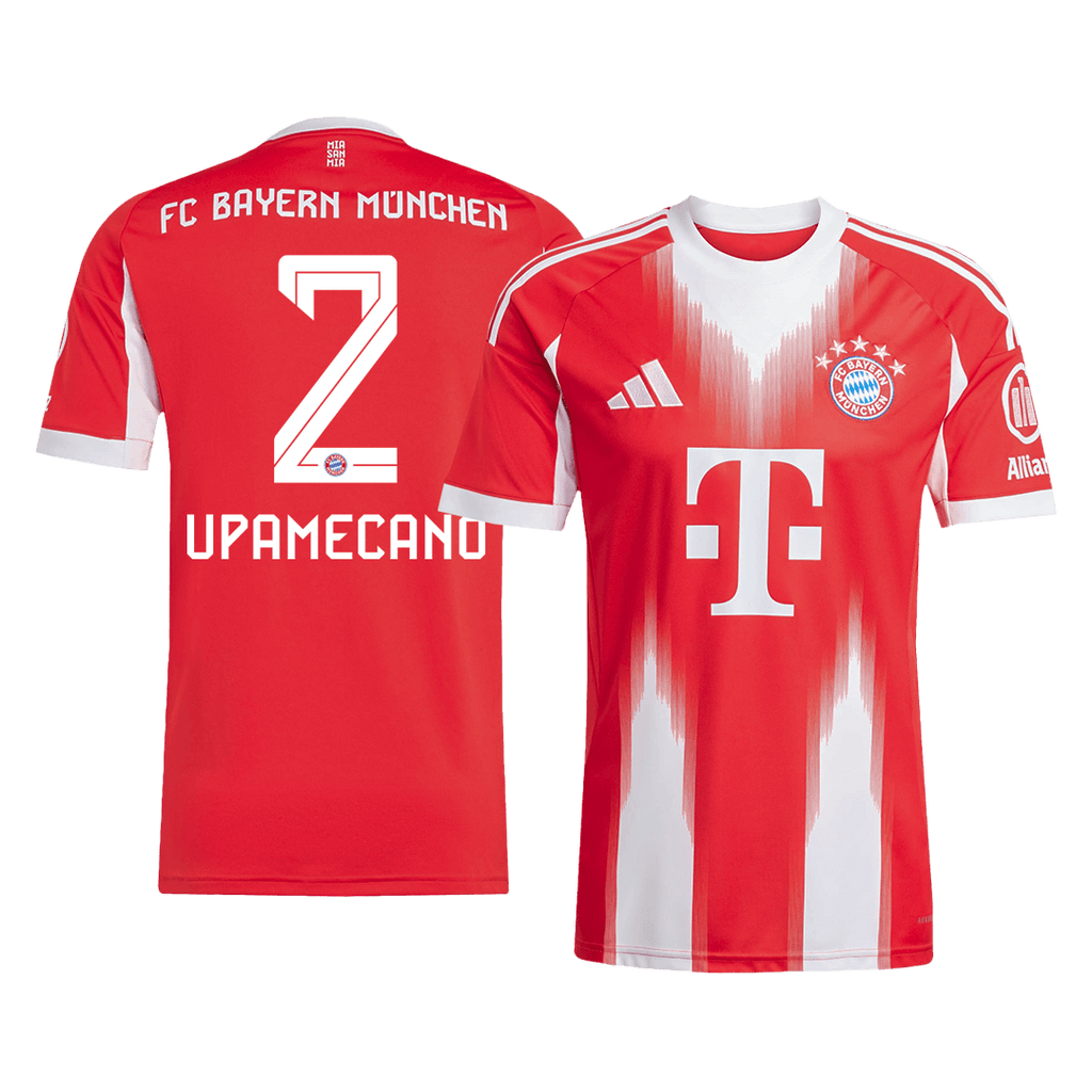 UPAMECANO #2 Bayern Munich Home Football Shirt 2025/26
