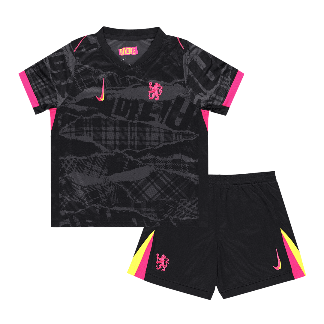 Kid's Chelsea Third Away Football Shirt Kit(Shirt+Shorts) 2024/25