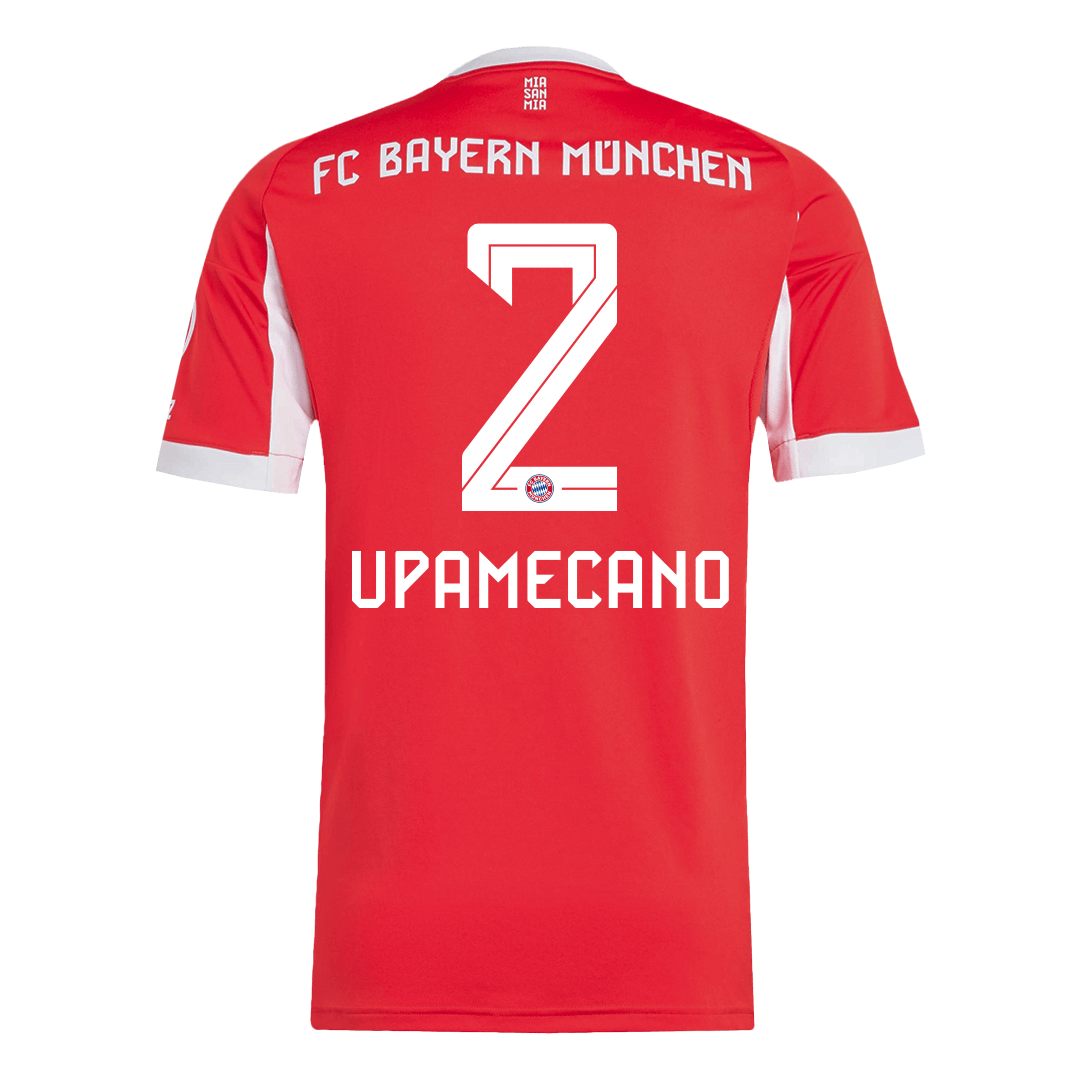 UPAMECANO #2 Bayern Munich Home Football Shirt 2025/26