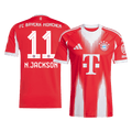 N.JACKSON #11 Bayern Munich Home Football Shirt 2025/26