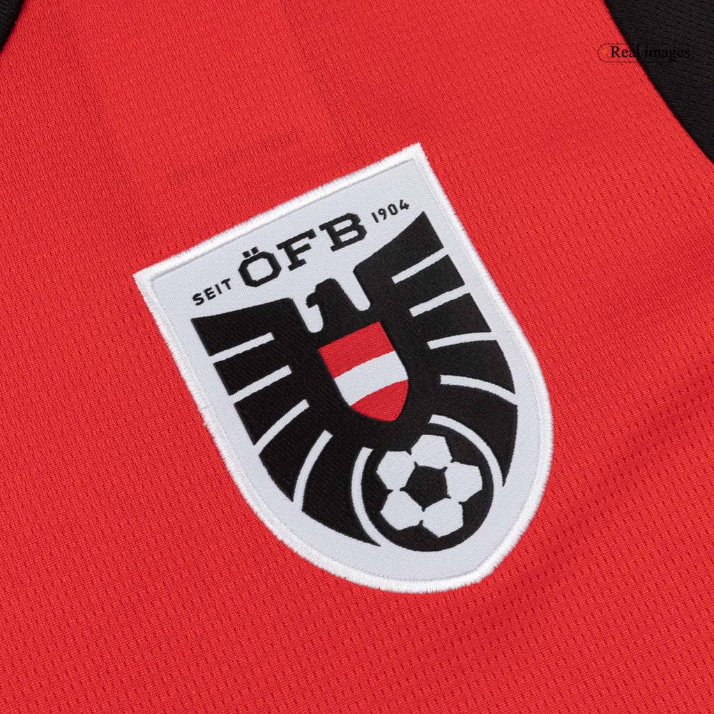 DANSO#4 Austria Home Soccer Jersey World Cup 2026 Red