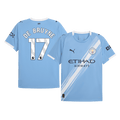 DE BRUYNE #17 Manchester City Home Football Shirt 2025/26 Blue