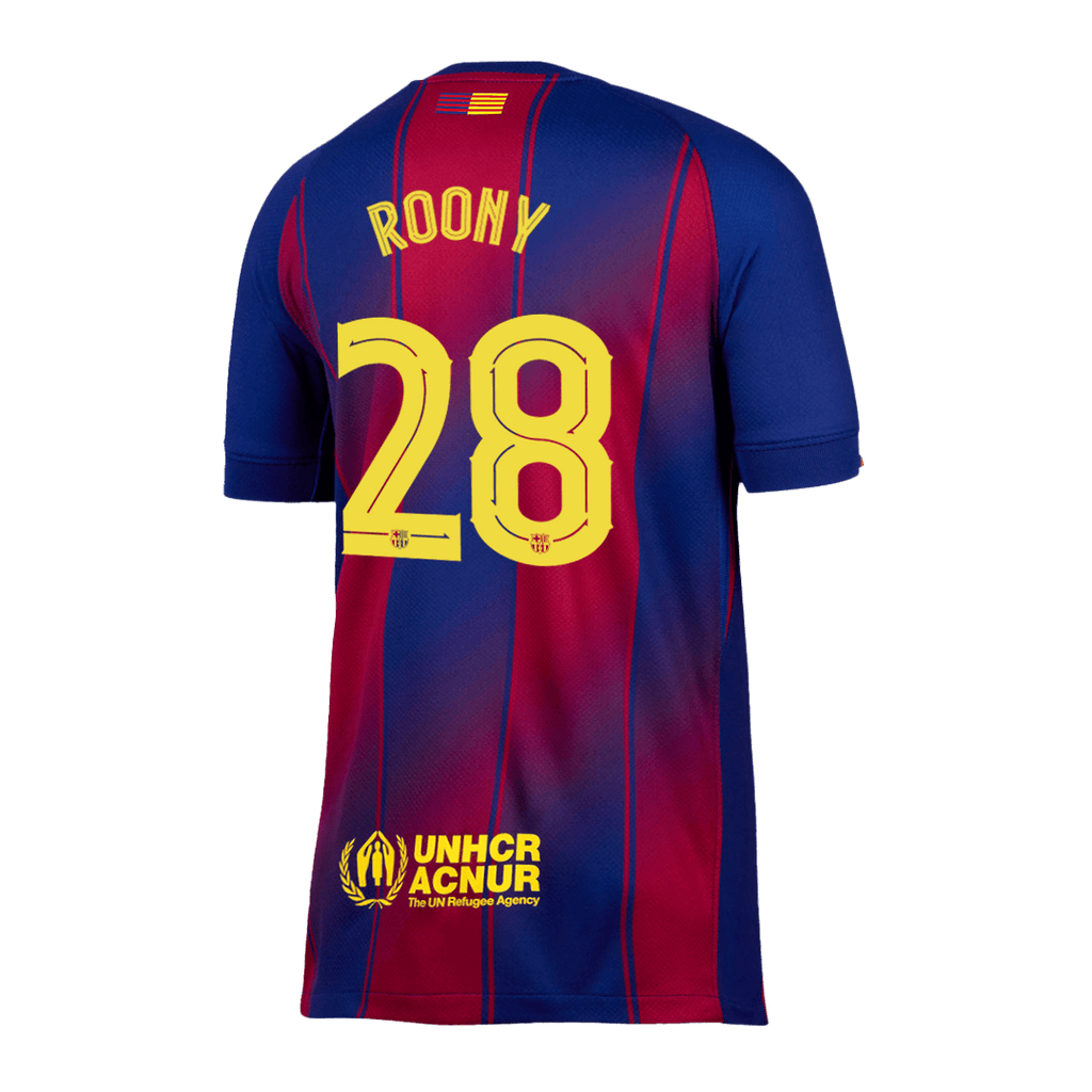 ROONY #28 Barcelona Home Football Shirt 2025/26—UCL