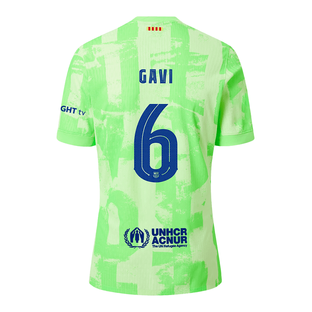 Player Version GAVI #6 Barcelona Third Away Football Shirt 2024/25 - UCL