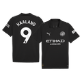 HAALAND #9 Manchester City Away Football Shirt 2025/26 Black