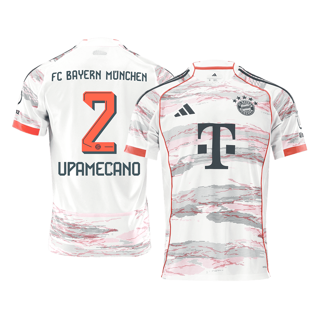 UPAMECANO #2 Bayern Munich Away Football Shirt 2025/26
