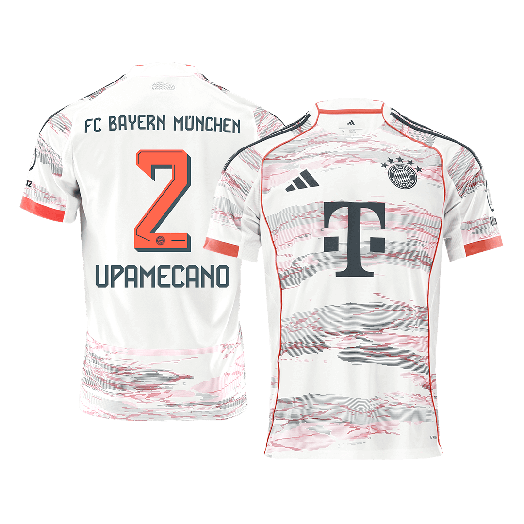 UPAMECANO #2 Bayern Munich Away Football Shirt 2025/26