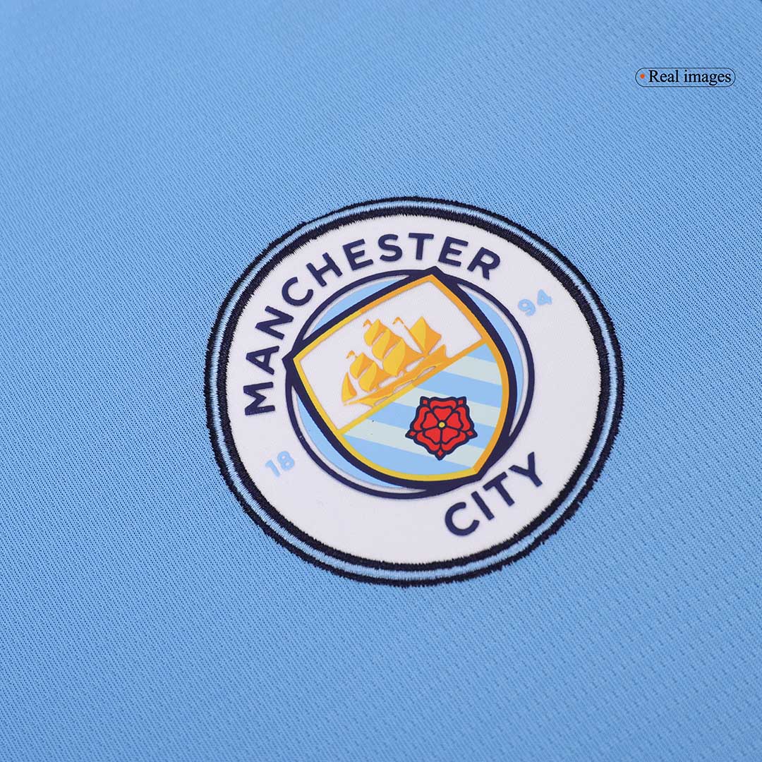 Manchester City Home Long Sleeve Football Shirt 2024/25