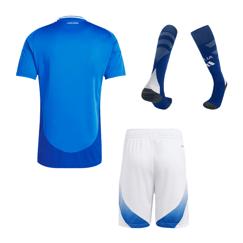 Italy Home Football Shirt Kit(Jersey+Shorts+Socks) Euro 2024
