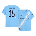 Player Version RODRIGO #16 Manchester City Home Football Shirt 2025/26 Blue - Club World Cup