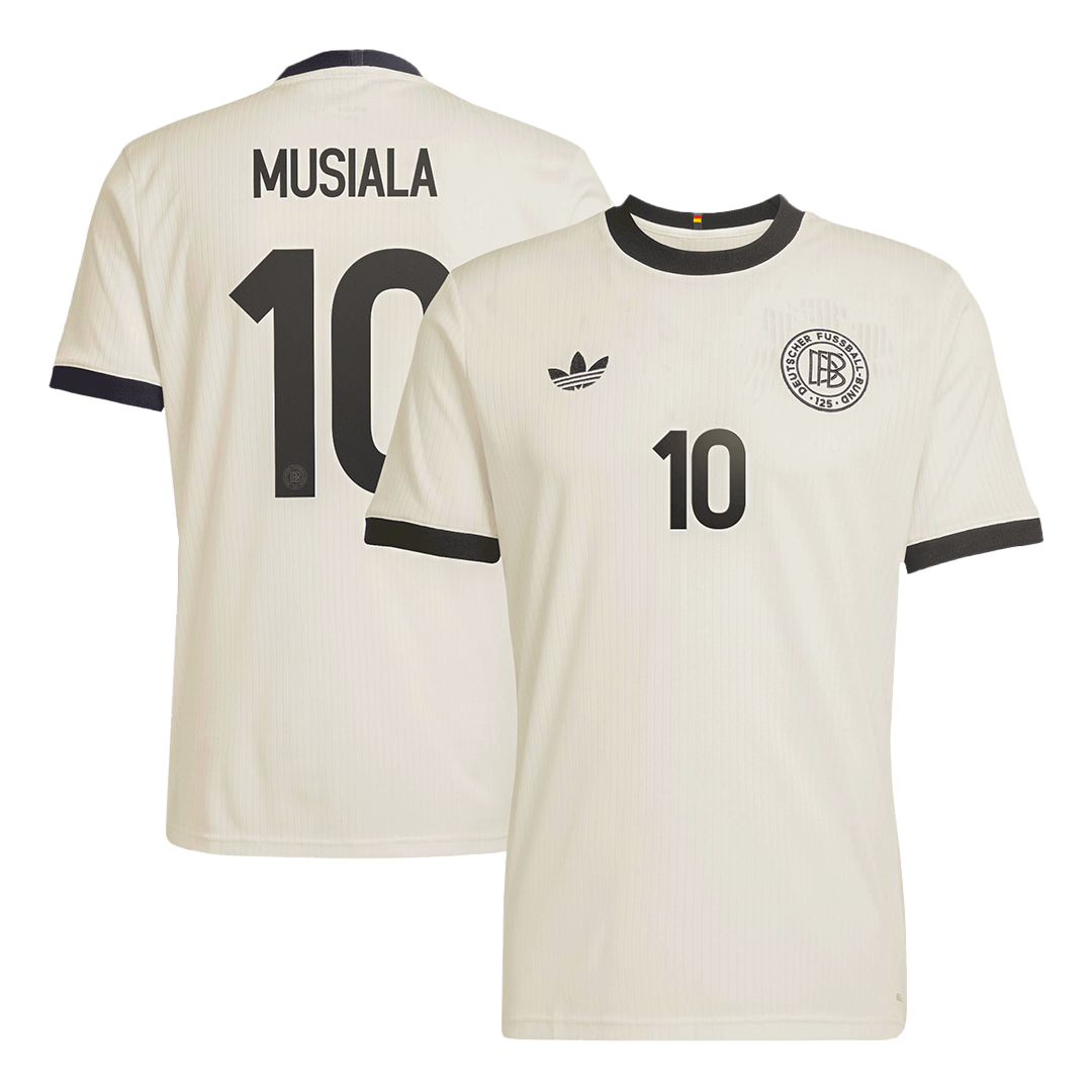 MUSIALA #10 Germany 125th Anniversary Football Shirt 2025 White