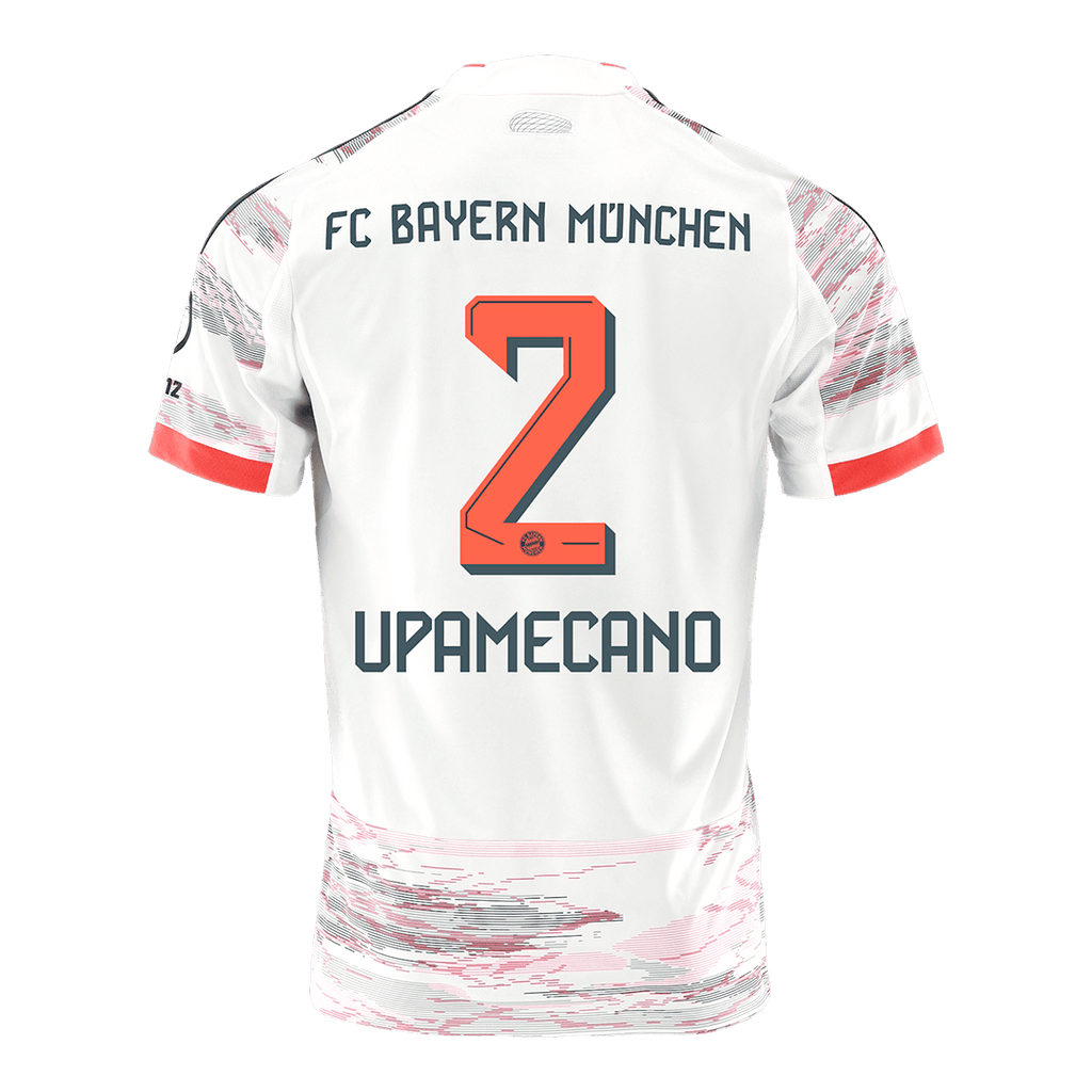 UPAMECANO #2 Bayern Munich Away Football Shirt 2025/26