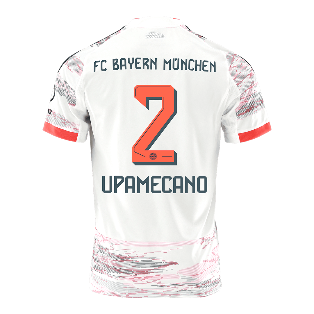 UPAMECANO #2 Bayern Munich Away Football Shirt 2025/26
