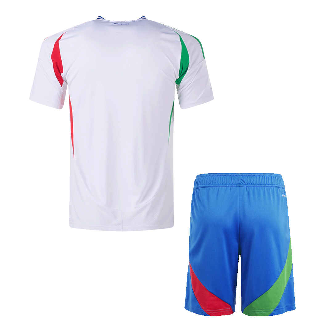 Italy Away Football Shirt Kit(Jersey+Shorts) Euro 2024