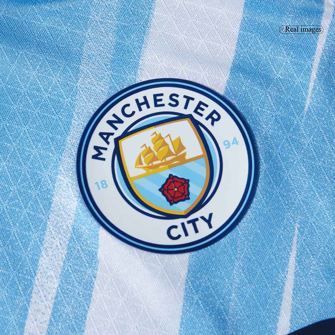 Player Version RODRIGO #16 Manchester City Home Football Shirt 2025/26 Blue - Club World Cup