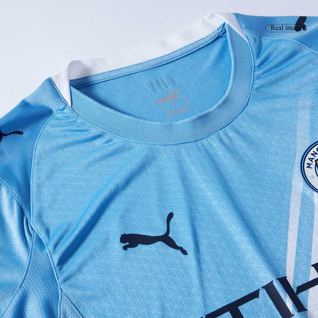 Player Version RODRIGO #16 Manchester City Home Football Shirt 2025/26 Blue - Club World Cup
