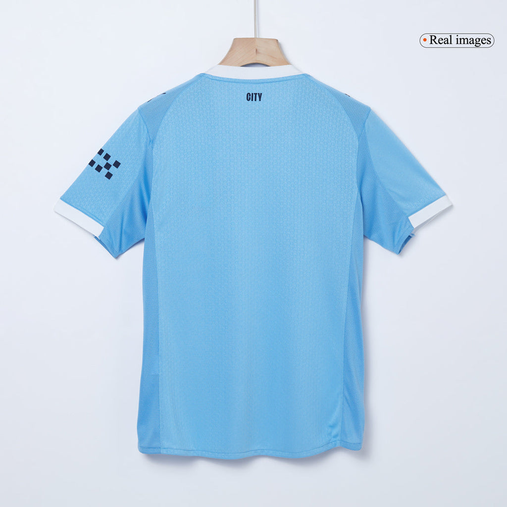 Player Version RODRIGO #16 Manchester City Home Football Shirt 2025/26 Blue - Club World Cup