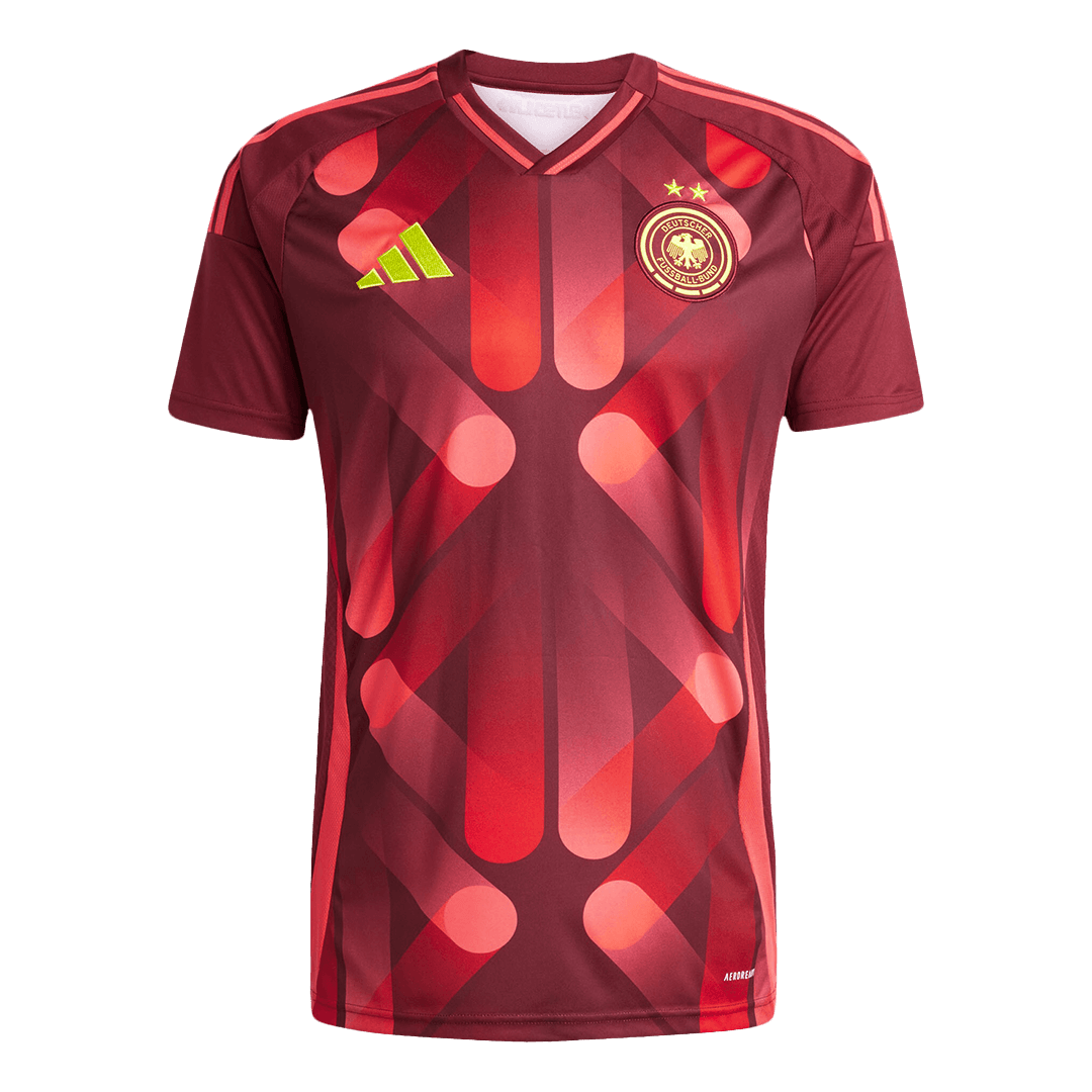Men's Germany Away Football Shirt 2025 Red - Women's Euro