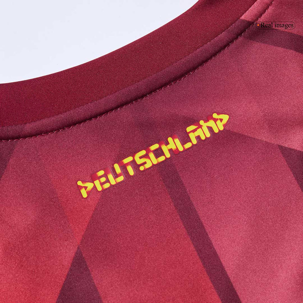 Men's Germany Away Football Shirt 2025 Red - Women's Euro