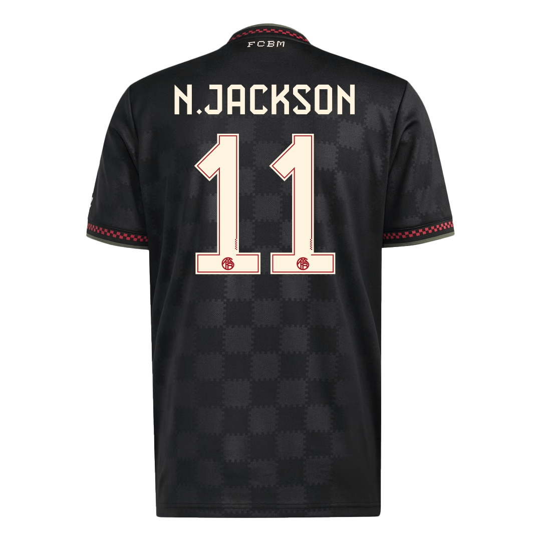N.JACKSON #11 Bayern Munich Third Away Football Shirt 2025/26