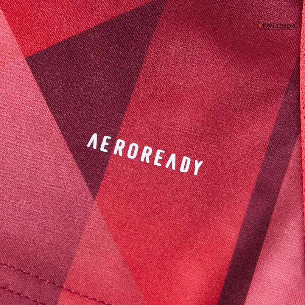 Men's Germany Away Football Shirt 2025 Red - Women's Euro