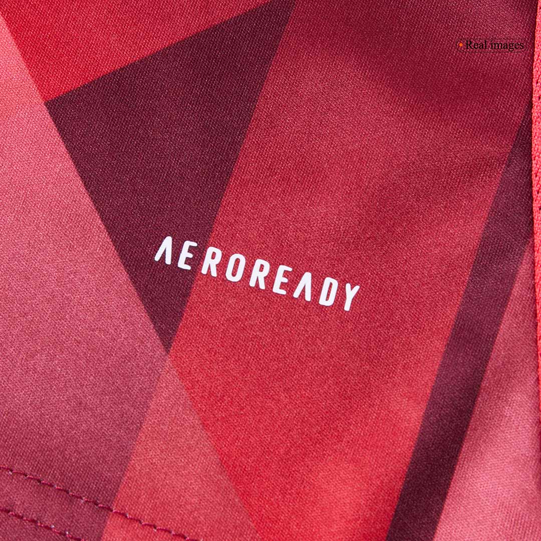 Men's Germany Away Football Shirt 2025 Red - Women's Euro