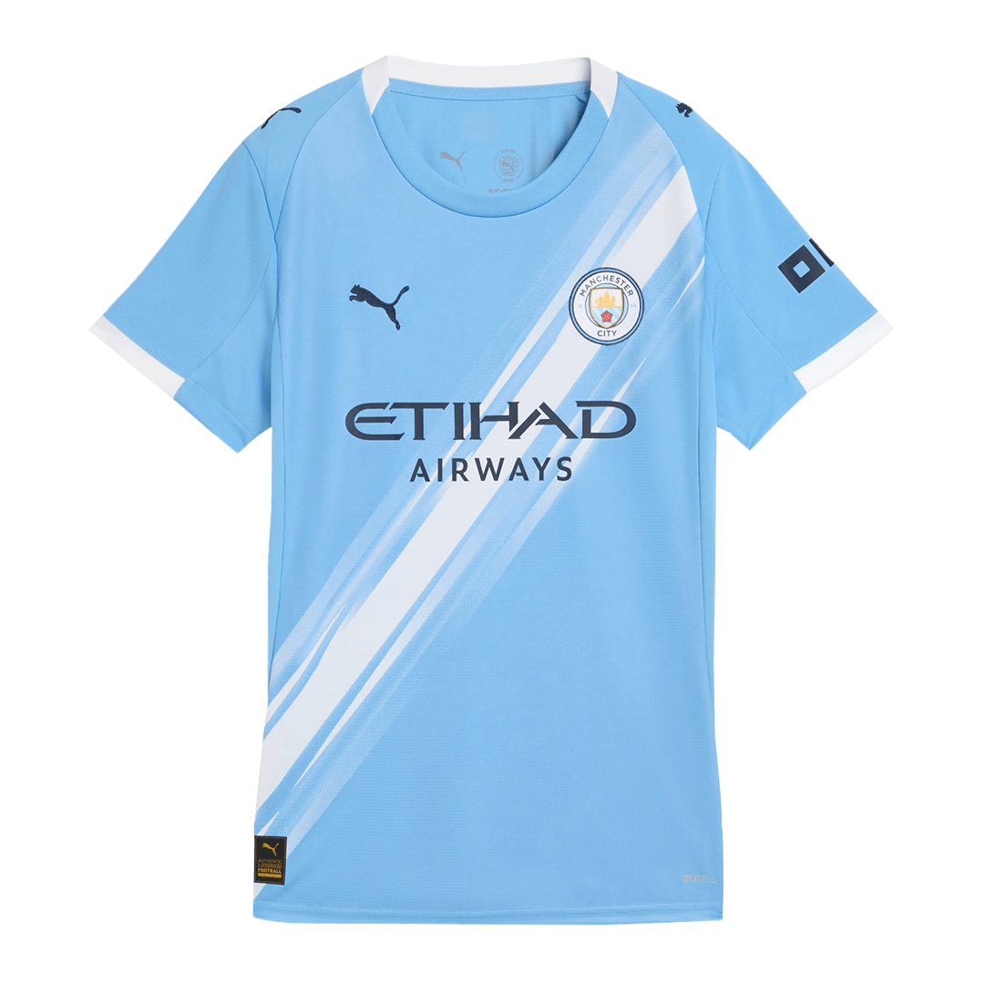 Women's Manchester City Home Football Shirt 2025/26 Blue