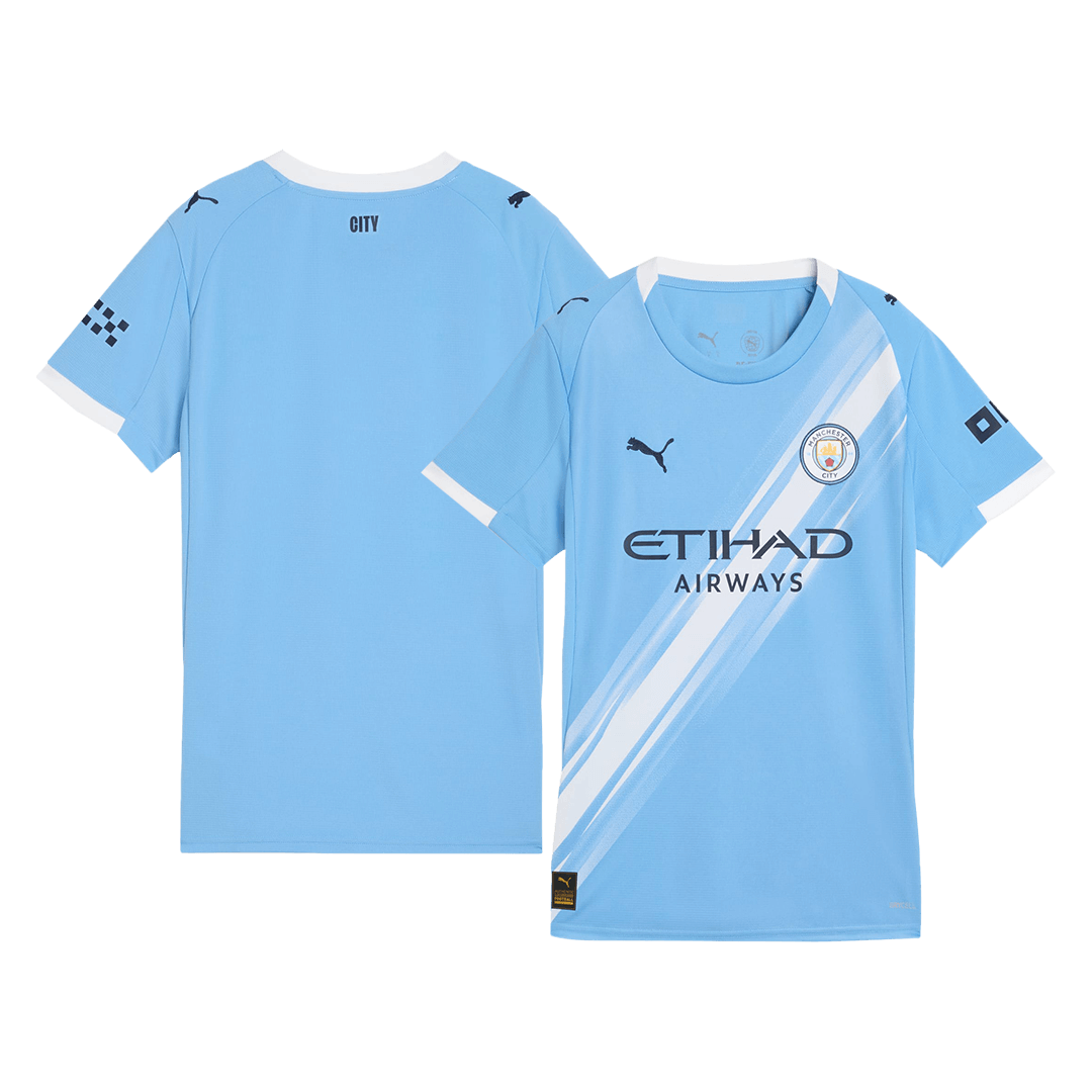 Women's Manchester City Home Football Shirt 2025/26 Blue