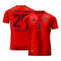 Player Version MÜLLER #25 Bayern Munich Home Football Shirt 2024/25