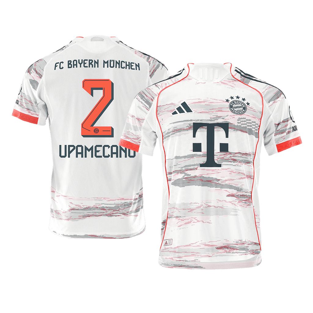 Player Version UPAMECANO #2 Bayern Munich Away Football Shirt 2025/26