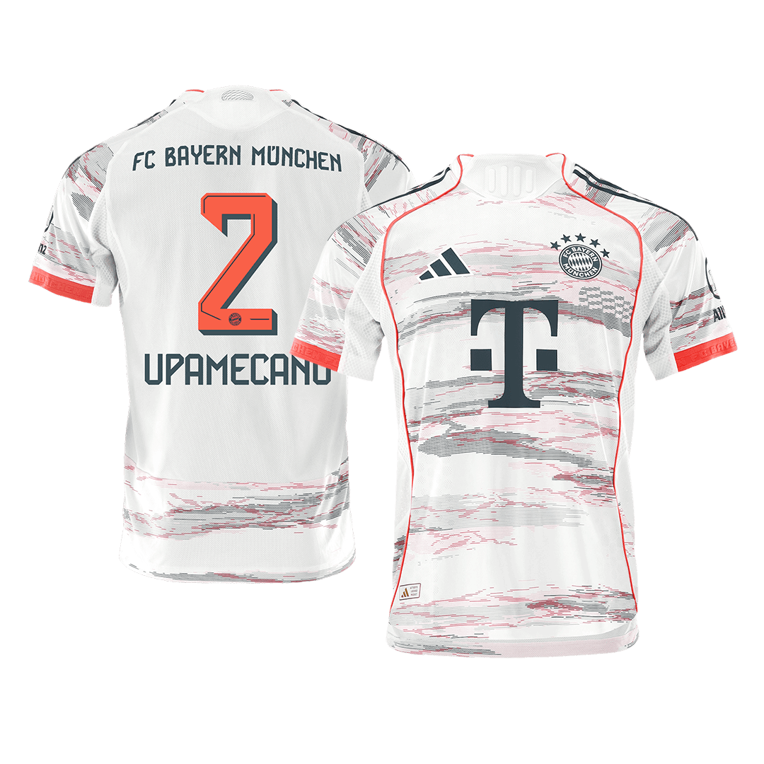 Player Version UPAMECANO #2 Bayern Munich Away Football Shirt 2025/26