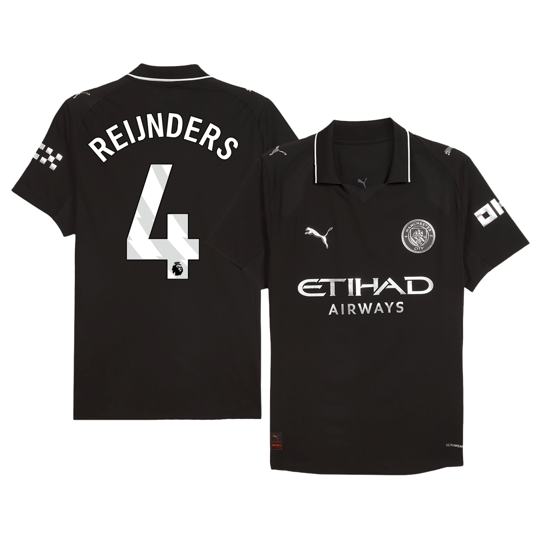 Player Version REIJNDERS #4 Manchester City Away Football Shirt 2025/26