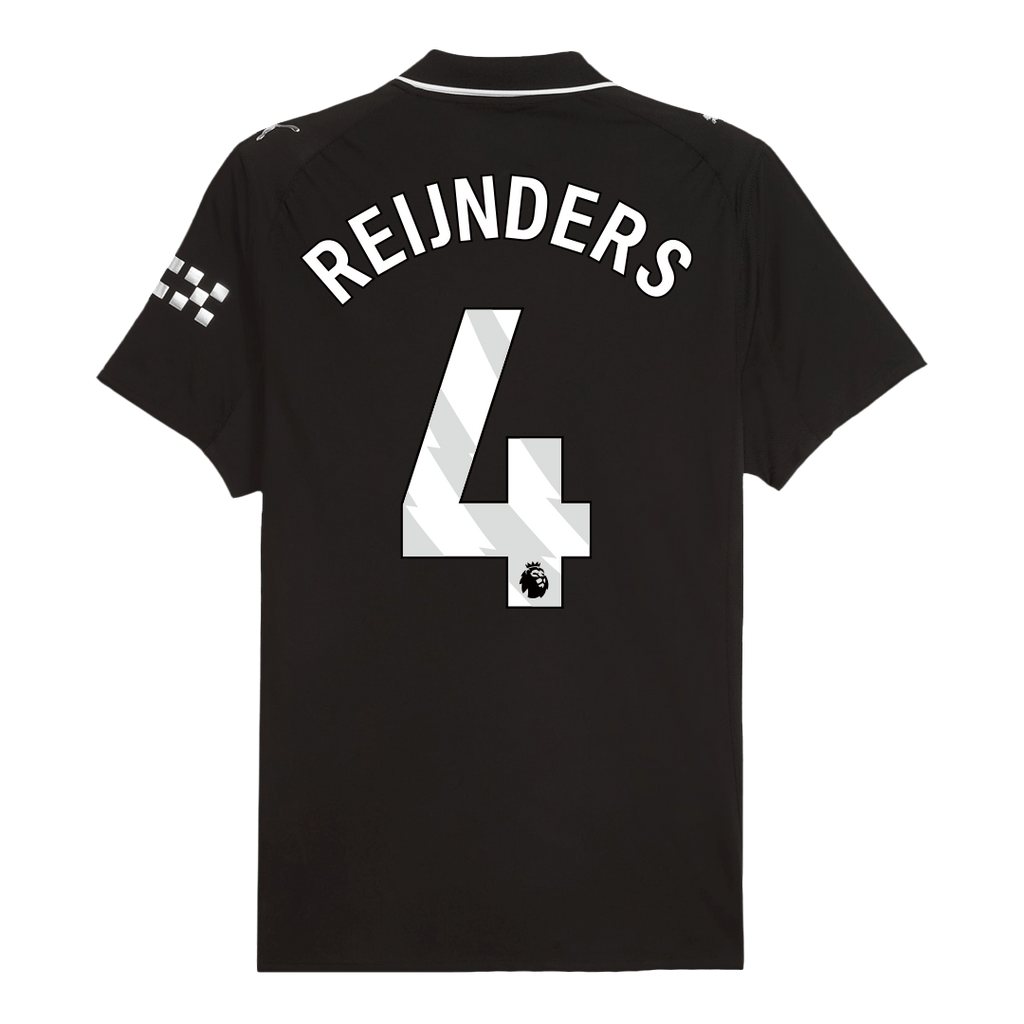 Player Version REIJNDERS #4 Manchester City Away Football Shirt 2025/26