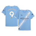 HAALAND #9 Manchester City Home Football Shirt 2025/26 Blue