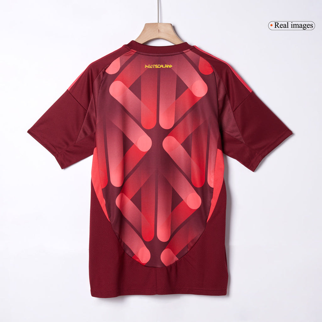 Men's Germany Away Football Shirt 2025 Red - Women's Euro