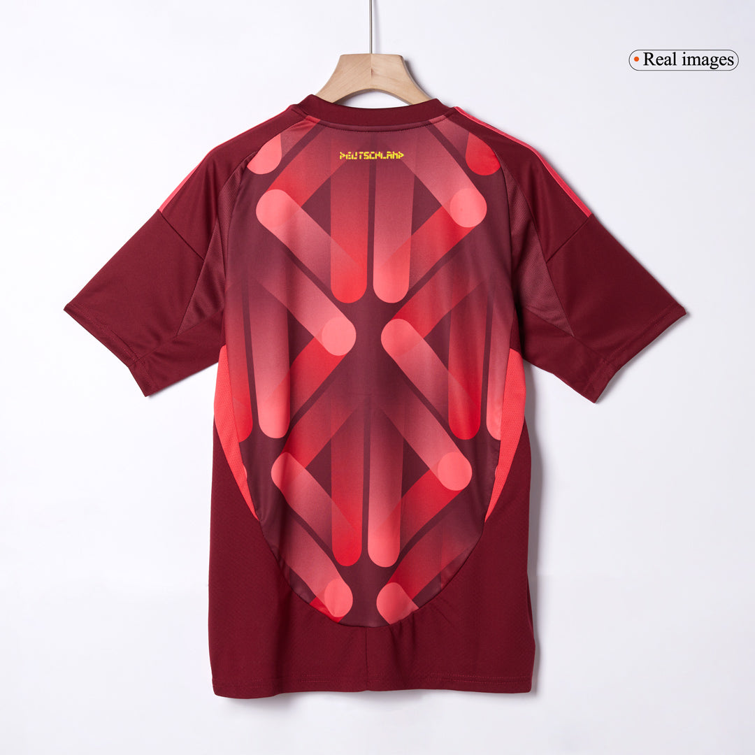 Men's Germany Away Football Shirt 2025 Red - Women's Euro