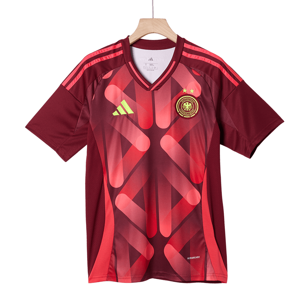 Men's Germany Away Football Shirt 2025 Red - Women's Euro