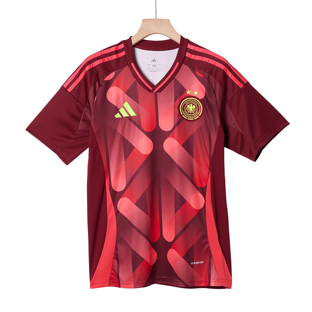 Men's Germany Away Football Shirt 2025 Red - Women's Euro